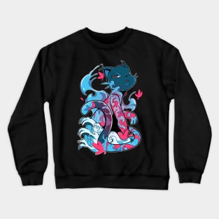 Tattoo Cat Crewneck Sweatshirt